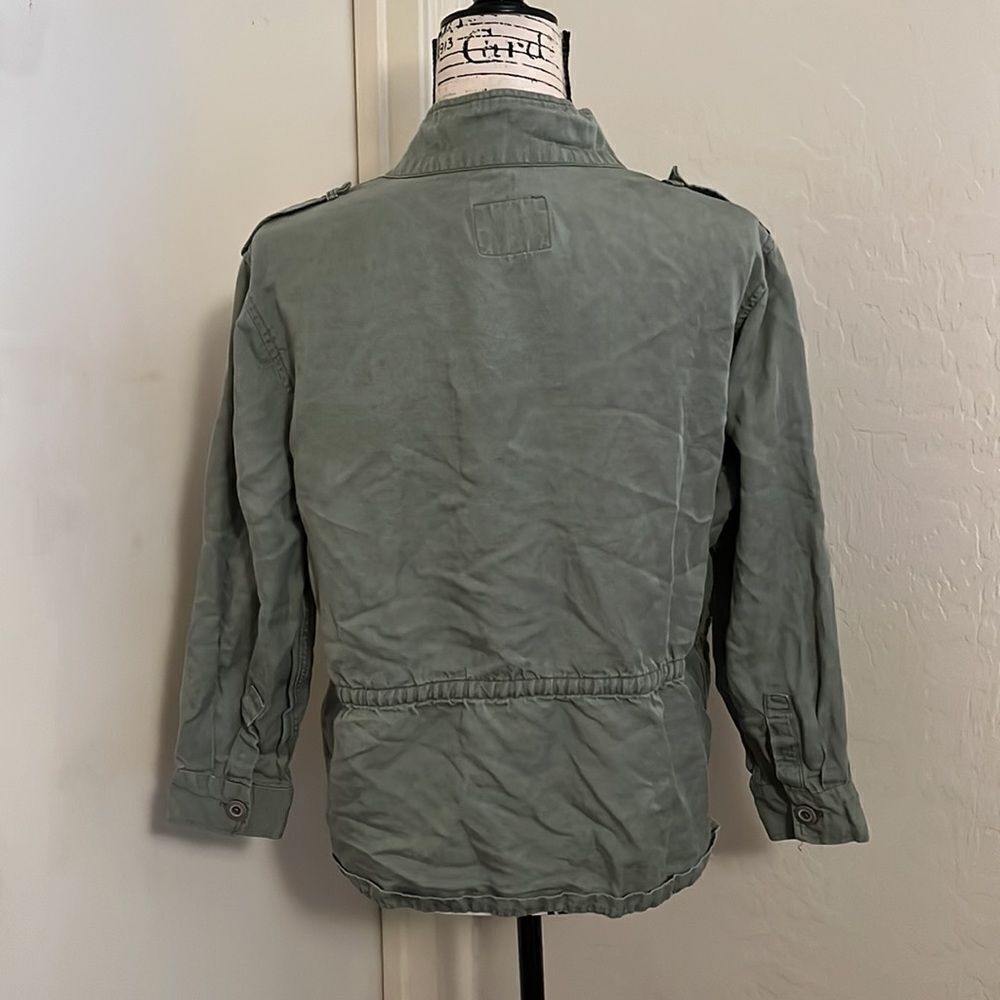 Rails Sahara Sage Green Utility Style Linen Blend… - image 5